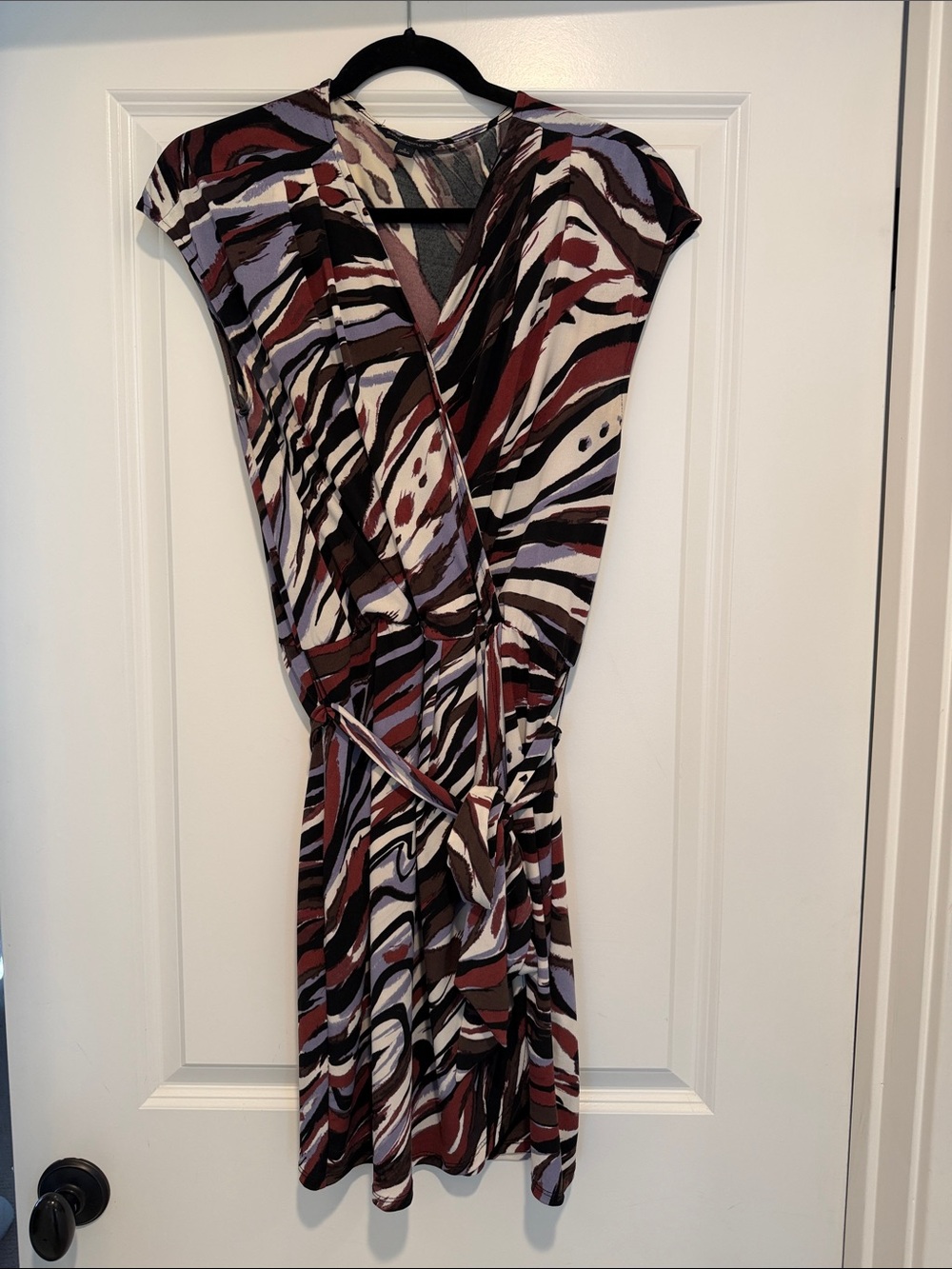 Banana Republic Abstract multicolor Wrap Dress